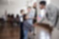 Politician Greeting Children